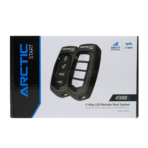 Arctic Start Flex 2 AR4900-S (4900S) 2-way Remote Start and Keyless Entry System with 3000-ft Range
