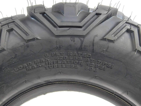 Set of 2 ATV/UTV Tires 25x10-12 Rear 6 Ply Rated Yamaha GRIZZLY 700 4x4 2007-2010