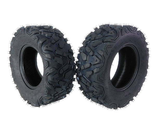 Set of 2 ATV/UTV Tires 25x10-12 Rear 6 Ply Rated Yamaha GRIZZLY 700 4x4 2007-2010