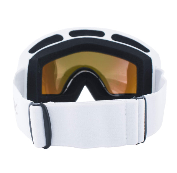 Retrospec Traverse G1 Ski, Snowboard, and Snowmobile Goggles, White/Citrine