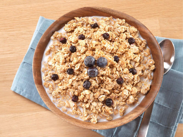 Mountain House Granola with Milk & Blueberries XL | Freeze Dried Survival & Emergency Food | #10 Can