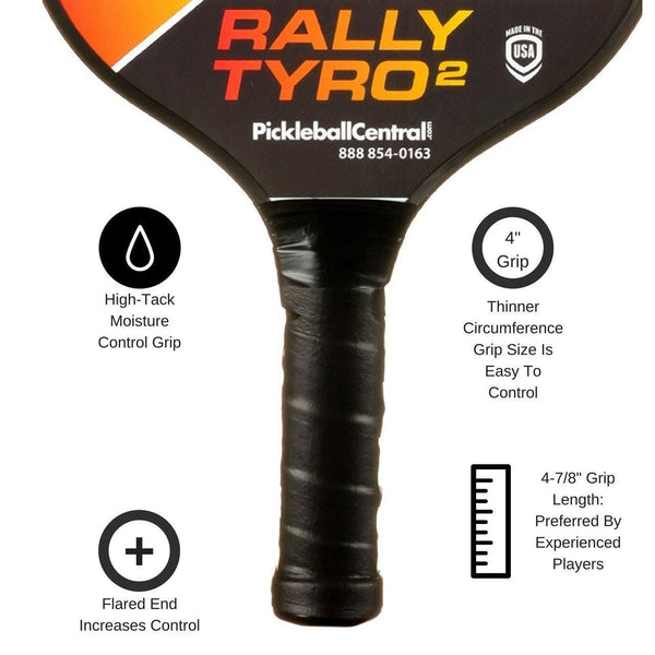Rally Tyro 2 Advanced Composite Pickleball Paddle Bundle 4 - Set Includes 4 Paddles & 6 Pickleballs [product _type] PickleballCentral - Ultra Pickleball - The Pickleball Paddle MegaStore