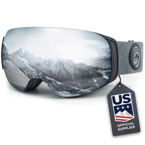 Wildhorn Roca Snowboard & Ski Goggles - US Ski Team Official Supplier - Interchangeable Lens - Premium Snow Goggles
