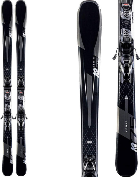 K2 Konic 75 Skis with M2 10 Quikclik Bindings 2020-170cm