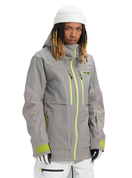 Burton Men's Men's Frostner Jacket, Sterling/Sterling Ripstop, Large