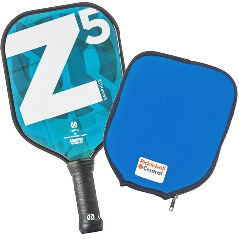 Onix Z5 Graphite Pickleball Paddle and Paddle Cover (Mod Blue) | Gift Pack [product _type] Onix - Ultra Pickleball - The Pickleball Paddle MegaStore