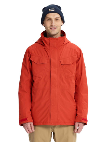 Burton Men's Gore-Tex Edgecomb Insulator Jacket, Hot Sauce, Medium