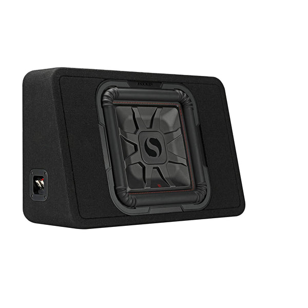 Kicker 46TL7T122 TL7T 12" (30cm) Solo-Baric Subwoofer in Thin Profile Enclosure, 2-Ohm, 600 Watt