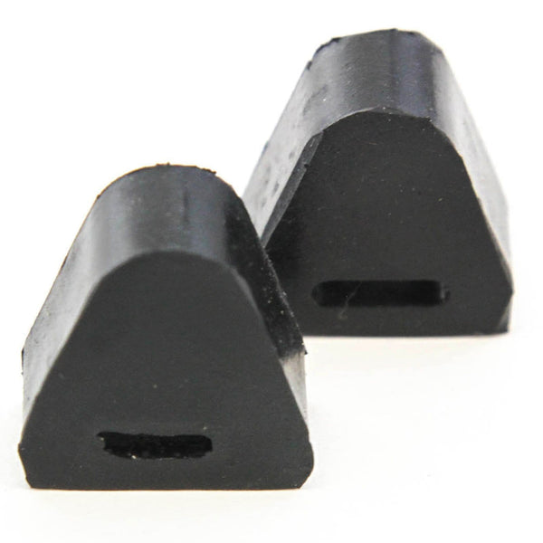 Red Hound Auto 2 Rubber Tailgate Bumpers Compatible with Silverado Sierra Right or Left Side Latch Cushion Stop