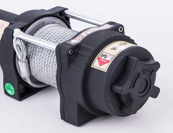 Sinoking 12VDC 3000LB/1361kg, Waterproof Electric Winch UTV ATV Winch with 0.18″39′(feet) Steel Wire Rope Winch Kit