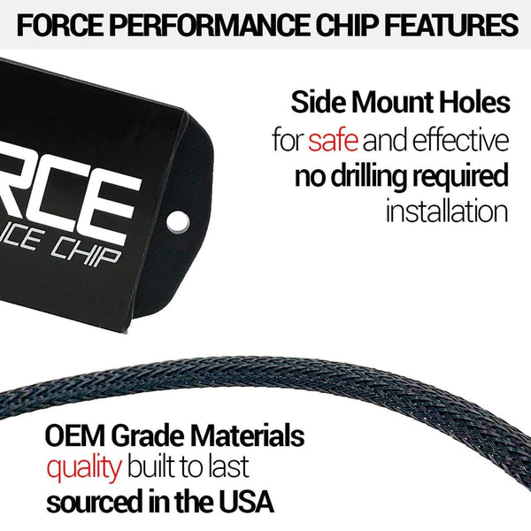 Force Performance Chip/Programmer for Dodge Ram 2500, 3500, 4500 & 5500 5.9L Cummins Turbo Diesel - Better Towing, Gain MPG, Increase Horsepower & Torque with this Cutting-Edge Engine Tuner