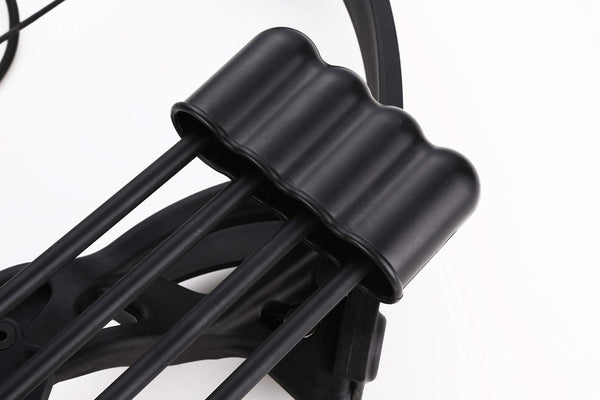 PANDARUS Compound Bow Topoint Archery for Youth and Beginner, Right Handed,19"-28" Draw Length,15-29 Lbs Draw Weight, 260 fps, Package with Archery Hunting Equipment (Black)