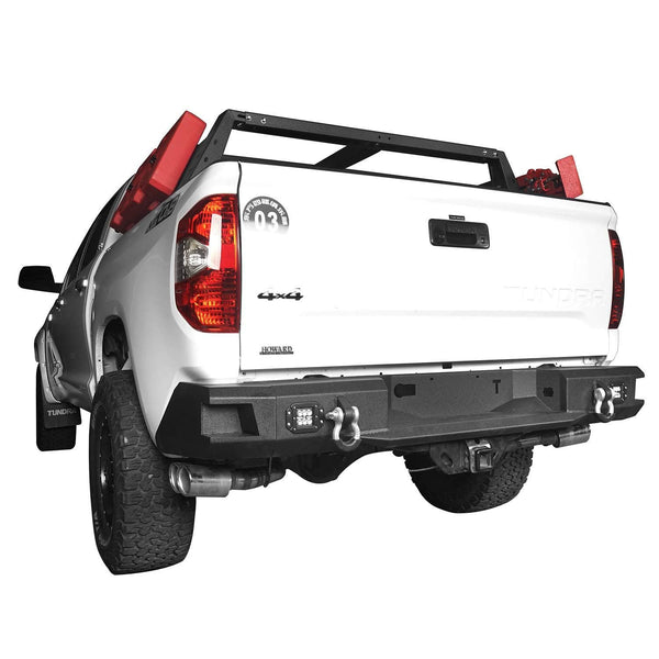 u-Box Tundra Rear Bumper Full Width Truck Bumper for 2014-2019 Pickup Truck Toyota Tundra