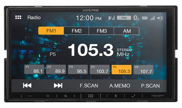 ALPINE iLX-W650 7" Digital Media Bluetooth Carplay Receiver+KTA-450 Power Pack