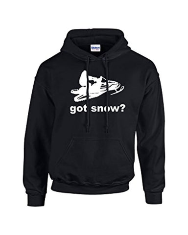 Trenz Shirt Company Got Snow Hoodie Snowmobile-Black-XL