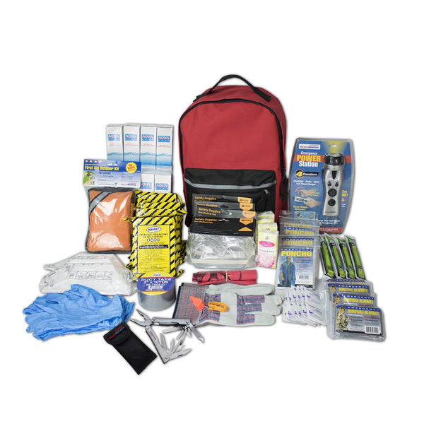 Ready America 70385 Deluxe Emergency Kit 4 Person Backpack