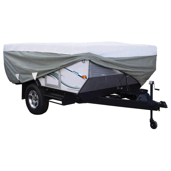 Classic Accessories OverDrive PolyPro 3 Deluxe Folding Camping Trailer Cover, Fits 14' - 16' Trailers