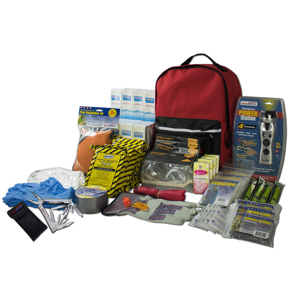 Ready America 70385 Deluxe Emergency Kit 4 Person Backpack