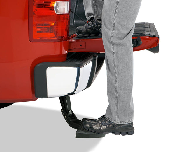 AMP Research 75312-01A BedStep Retractable Bumper Step, Ford F-150 (2015 - 2019)