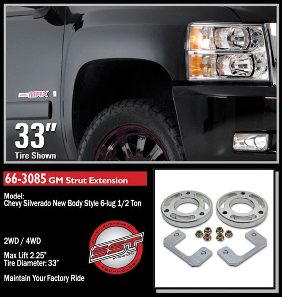 ReadyLift 66-3085 2.25" Front Leveling Kit - GM Full Size Truck/SUV 1500 LD 6-Lug