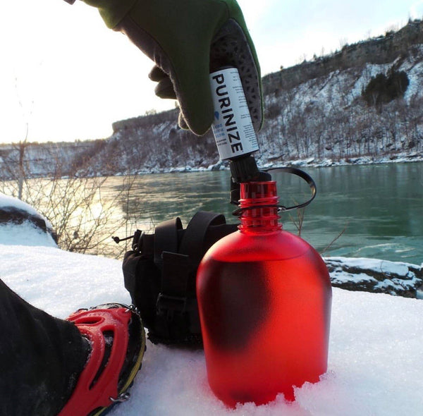 PURINIZE - The Best and Only Patented Natural Water Purifying Solution - Chemical Free Camping and Survival Water Purification (2 oz)