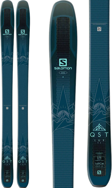 SALOMON QST Lux 92 Skis Dark Blue/Light Blue Womens Sz 161cm