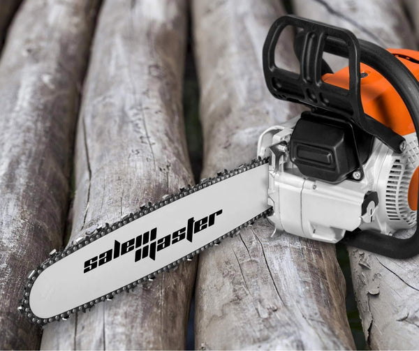 SALEM MASTER 10 Inch Chainsaw Chains 3/8 LP Pitch - .050" Gauge - 39 Drive Links, Semi-Chisel Gas Powered Chainsaw Chain Fits for Echo, Poulan, McCulloch (10)