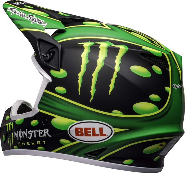 Bell MX-9 MIPS Off-Road Motorcycle Helmet (Showtime Replica Matte Black/Green, Medium)