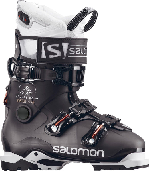 SALOMON QST Access Custom Heat Ski Boots Womens Sz 6.5 (23.5)