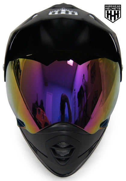 HHH DOT Youth Helmet for Dirtbike ATV Motocross MX Offroad Motorcyle Helmet with VISOR