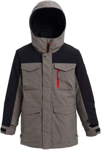 Burton Kids & Baby Covert Jacket, Bog Heather/True Black, Large