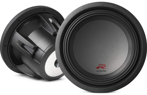 Alpine Type R 12 Inch 2250 Watt Max 2 Ohm Round Car Audio Subwoofer | R-W12D2