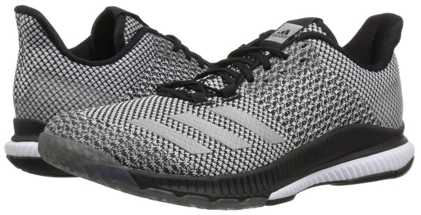 adidas Women's Crazyflight Bounce 2 Volleyball Shoe Black/Silver Metallic/White 8.5 M US [product _type] adidas - Ultra Pickleball - The Pickleball Paddle MegaStore