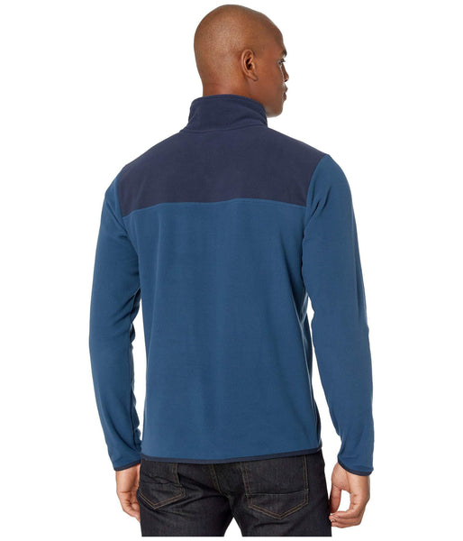 The North Face Men's TKA Glacier Quarter Zip Pullover, Blue Wing Teal/Urban Navy, Large