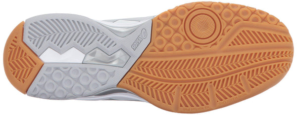 ASICS Womens Gel-Rocket 8 Volleyball Shoe, Silver/White, 9.5 Medium US [product _type] ASICS - Ultra Pickleball - The Pickleball Paddle MegaStore