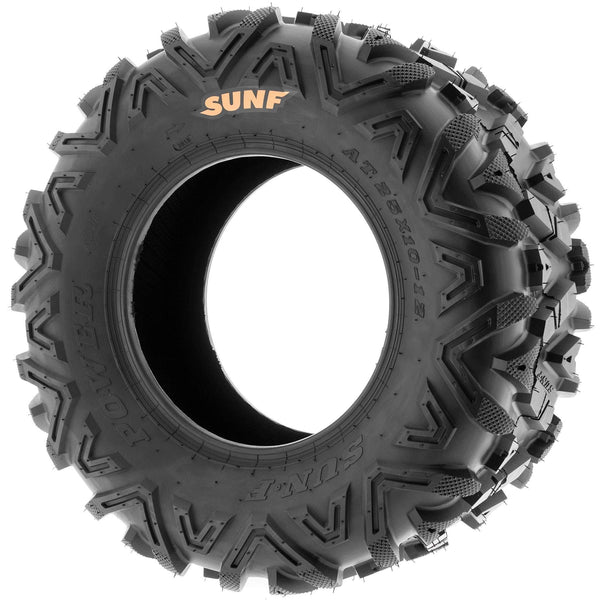 Sun.F A033 ATV UTV Tires Set of 2 ,6 Ply (25x10-12)