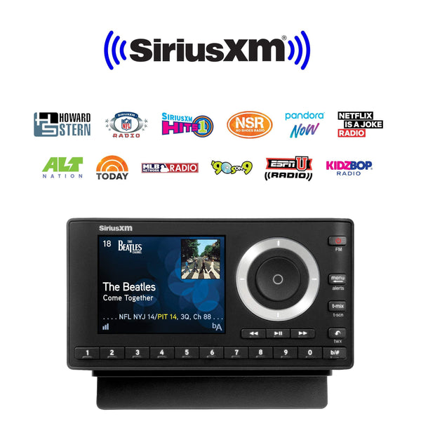 SiriusXM SXPL1V1 Onyx Plus Satellite Radio with Vehicle Kit with Free 3 Months Satellite and Streaming Service, Onyx Plus with Vehicle Kit