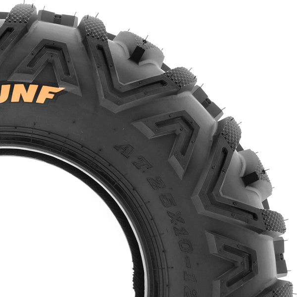 Sun.F A033 ATV UTV Tires Set of 2 ,6 Ply (25x10-12)