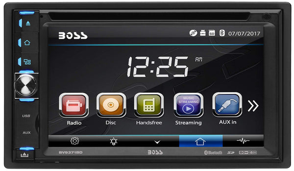 BOSS Audio Systems BV9371BD Car DVD Player - Double Din, Bluetooth Audio and Hands Free Calling, 6.2 Inch Touchscreen LCD, MP3, CD, DVD, USB, SD, Aux-in, AM/FM, Detachable Front Panel
