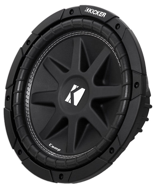 2) Kicker C104 10" 300W Comp 4-Ohm Car Audio Subwoofers Subs C10 Pair | 43C104