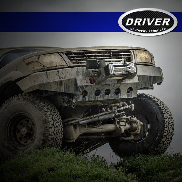 Driver Recovery Products LD17-PRO Electric Heavy Duty Recovery Winch - 17,000 lbs. Capacity - Wired Remote Control