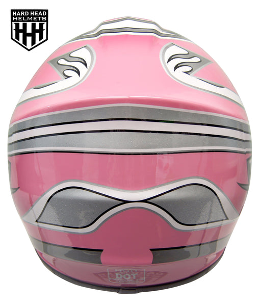 SmartDealsNow - HHH DOT Youth & Kids Helmet for Dirtbike ATV Motocross MX Offroad Motorcyle Street bike PINK STRIPES (Large)