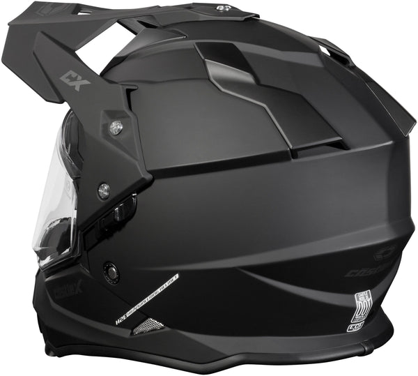 Castle X Mode Dual-Sport SV Snowmobile Helmet (LRG, Matte Black)