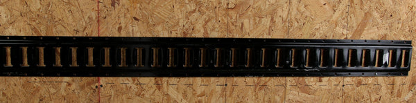 Four 8-ft E Track Tie-Down Rail, Powder-Coated Steel ETrack TieDowns, Horizontal 8' E-Tracks, Pack of 4 Bolt-On Tie Down Rails for Cargo on Pickups, Trucks, Trailers, Vans