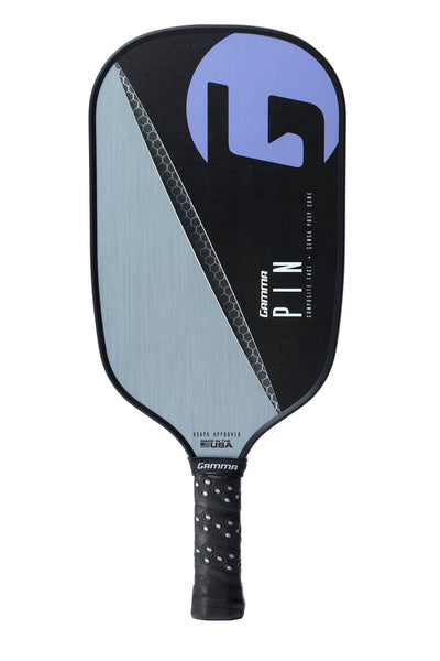Gamma Pin Elongated Pickleball Paddle: Pickle Ball Paddles for Indoor & Outdoor Play - USAPA Approved Racquet for Adults & Kids - Pink/Blue [product _type] Gamma - Ultra Pickleball - The Pickleball Paddle MegaStore