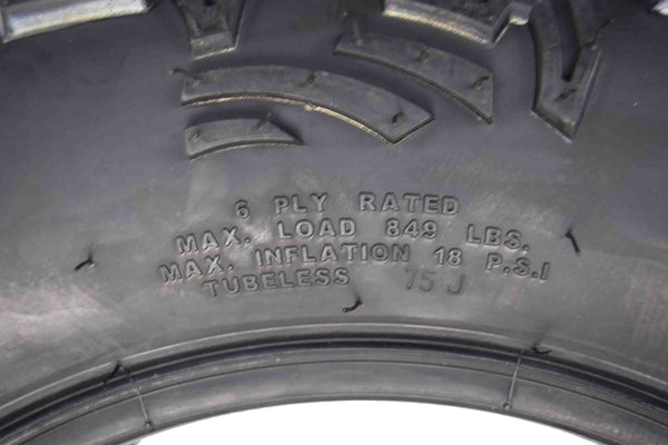 MASSFX 4 Set ATV Tires 27x9-14 Front 27X11-14 Rear Durable Dual Compound 6 Ply