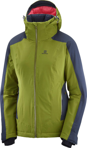SALOMON Women's Brilliant JKT W, Avocado, Medium
