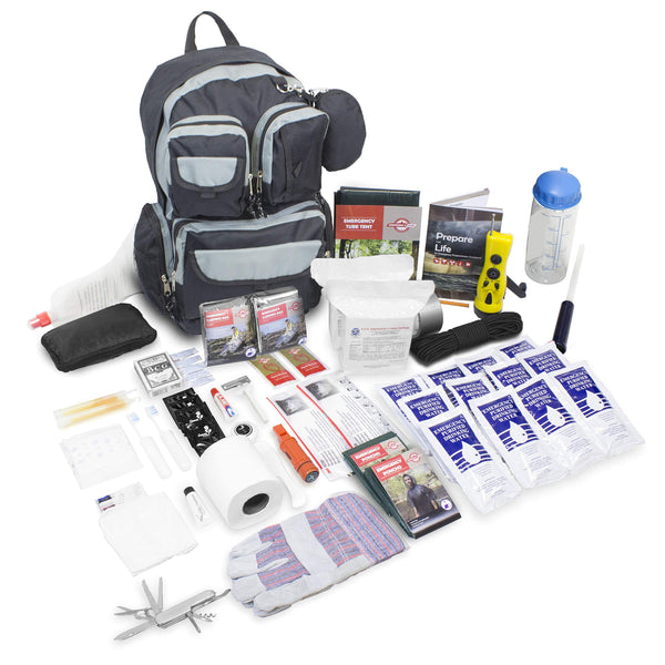 Emergency Zone Urban Survival 72-Hour Bug Out/Go Bag | Perfect Way to Prepare Your Family | Be Ready for Disasters Like Hurricanes, Earthquake, Wildfire, Floods, Tornadoes | Now Includes Bonus Item!
