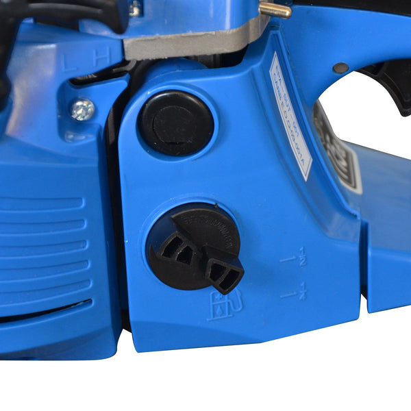 Blue Max Gas Chainsaw 52cc, Blue, 20"