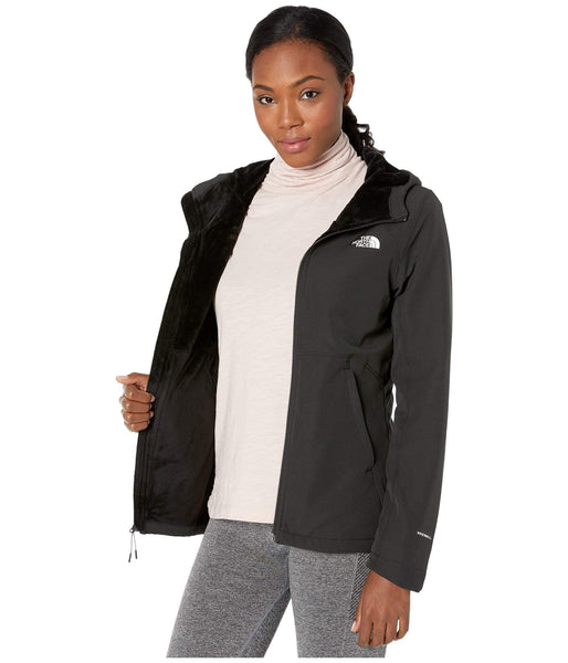 The North Face Women's Shelbe Raschel Hoodie, TNF Black, Large